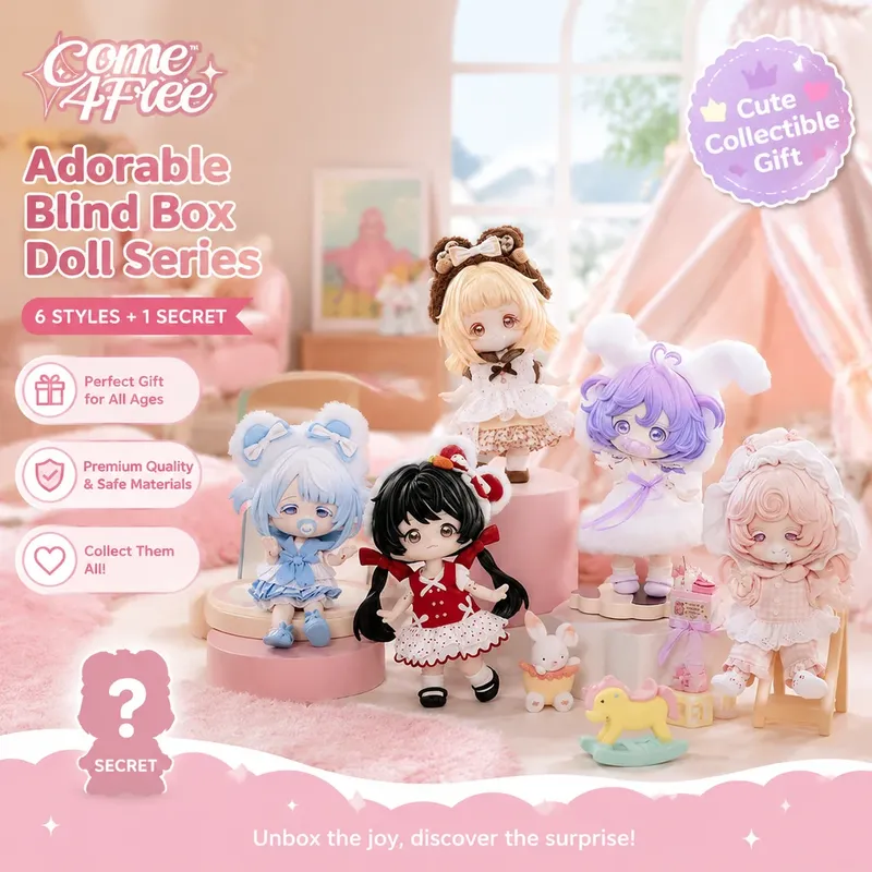 Collectible & Vintage Dolls For Halloween - Серия коллекционных фигурок Come4free Blind Box: