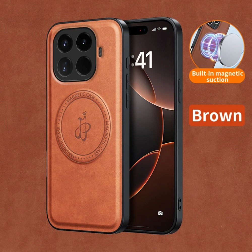 Camera Leather Case - Магнитный чехол из искусственной кожи для