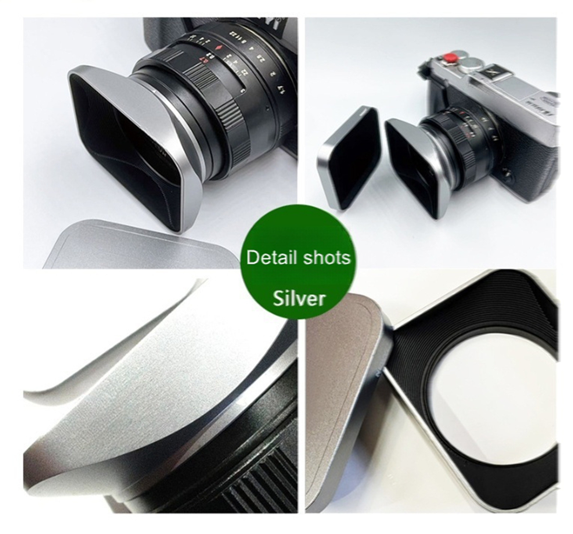 Металлическая квадратная бленд – обзор и цена Lens Cap Vintage