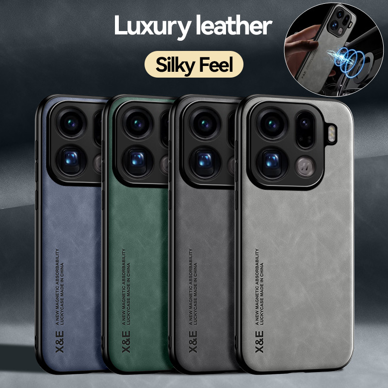 Для OPPO Find X9 Pro X9 X8 X6  – обзор и цена Camera Leather Case