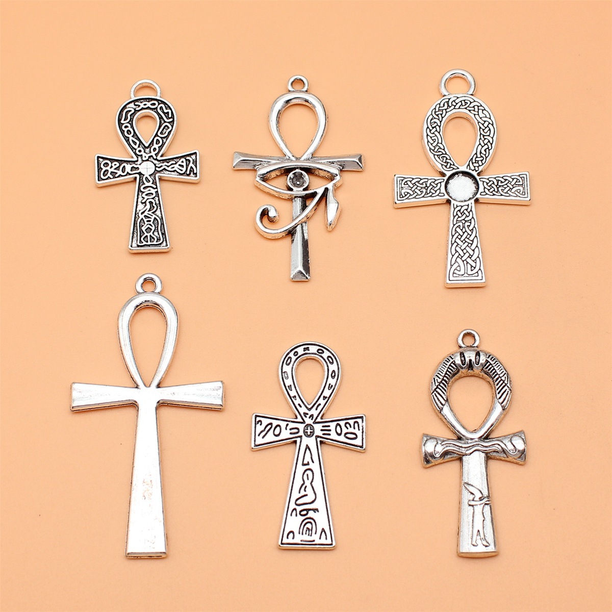 6 шт., античное серебро, цвет  – обзор и цена Vintage Collectible Jewelry